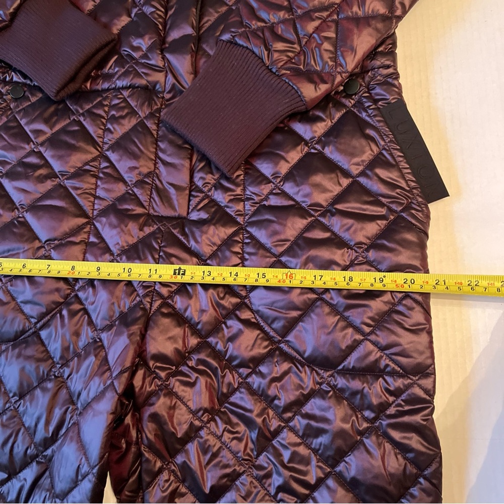 LUXTON Sz L Woman’s Snow Ski The Original Jumpsuit Brown Red No.1.2 NWOT - Picture 9 of 16